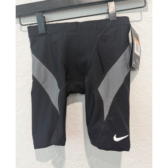 Nike Other - Nike NX Youth Size S  Jammer Swim Bottoms Drawstring Colorblock Black/Gray